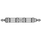 CKD Pneumatic cylinders Standard type Medium bore size cylinder CMK2-B Series